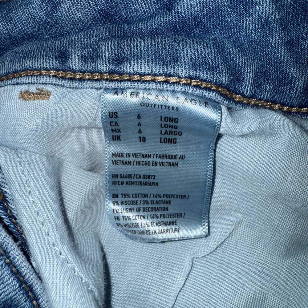 American Eagle Outfitters Medium Blue Jeggings - Picture 9 of 11